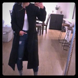 Brand NWT Zara Tweed Trench Coat